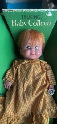 Adorable 1965 Mattel Baby Colleen Doll In Original Box 