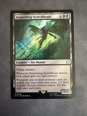 Screeching Scorchbeast Universes Beyond: Fallout Regular