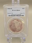 1904-O Morgan Silver Dollar $1 - PCGS MS64