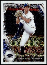 2021 Panini Prizm Draft  #PDP18 Michael McGreevy White Donut Circles #/50 E1