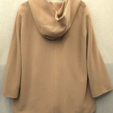 Beige BOTTICELLI Hoodie Cape Coat - One Size