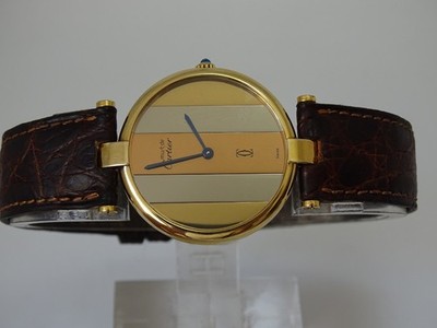Cartier Must Vedome Vermeil Trinity  Quartz 30mm