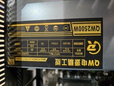 Modular Power Supply 2500W PSU 12 Graphics GPU Rig Miner 80 Platinum