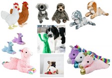 Jumbo Dog Toys Soft Stuffed Plush Cuddle and Play Animal Themes for All Breeds