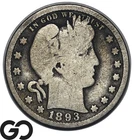 1893-O Barber Quarter