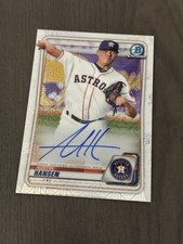 2020 Bowman Chrome Mega Box Chrome Mojo Autographs #BCMA-AH AUSTIN HANSEN Auto