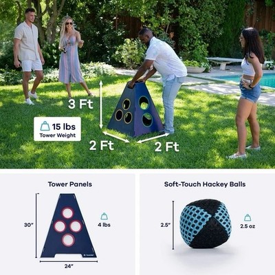 Caliber Games TowerBall Bundle - Backyard Lawn Beach & Tailgate Game - Great ...