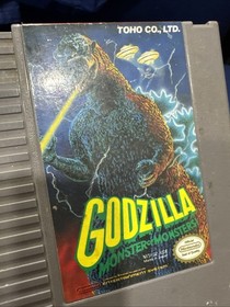 Godzilla: Monster of Monsters NES  Authentic 1989 BLOCKBUSTER STICKER Rare Works