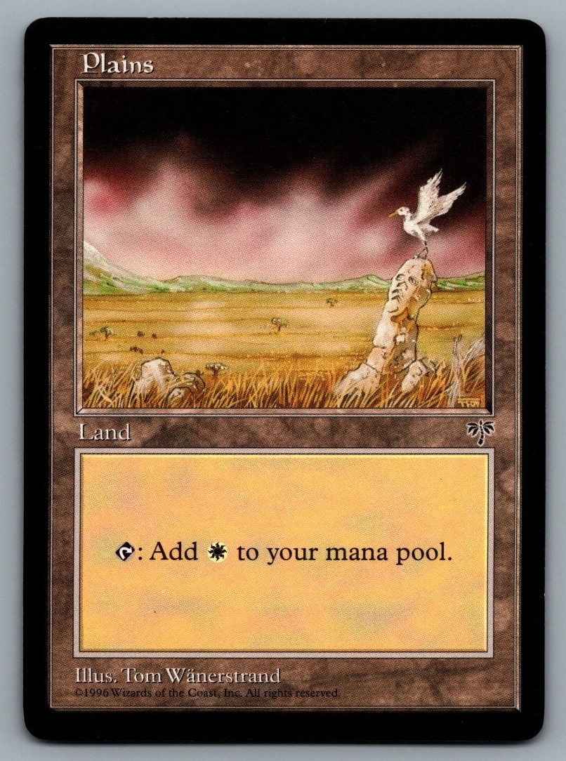 Plains (Bird) Mirage Magic: The Gathering MTG - LP