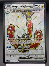 Wugtrio ex 190/162 - Full Art Ultra Rare - Temporal Forces Pokemon Card MINT