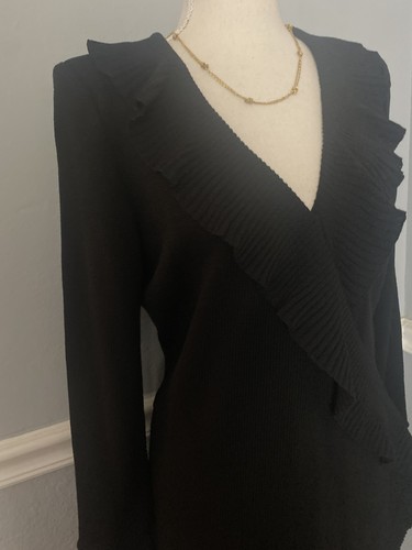 St. John Faux Wrap Dress size - Pristine! Size 4 - Picture 5 of 12