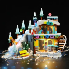 LED Lighting Kit for Lego Friends Holiday Ski Slope and Café 41756, LED Light Co