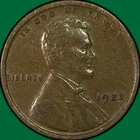 1923 Lincoln Wheat Cent Extremely Fine XF Coin #40928