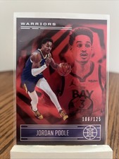2020-21 Illusions Basketball Jordan Poole #81 Trophy Collection Red 106/125