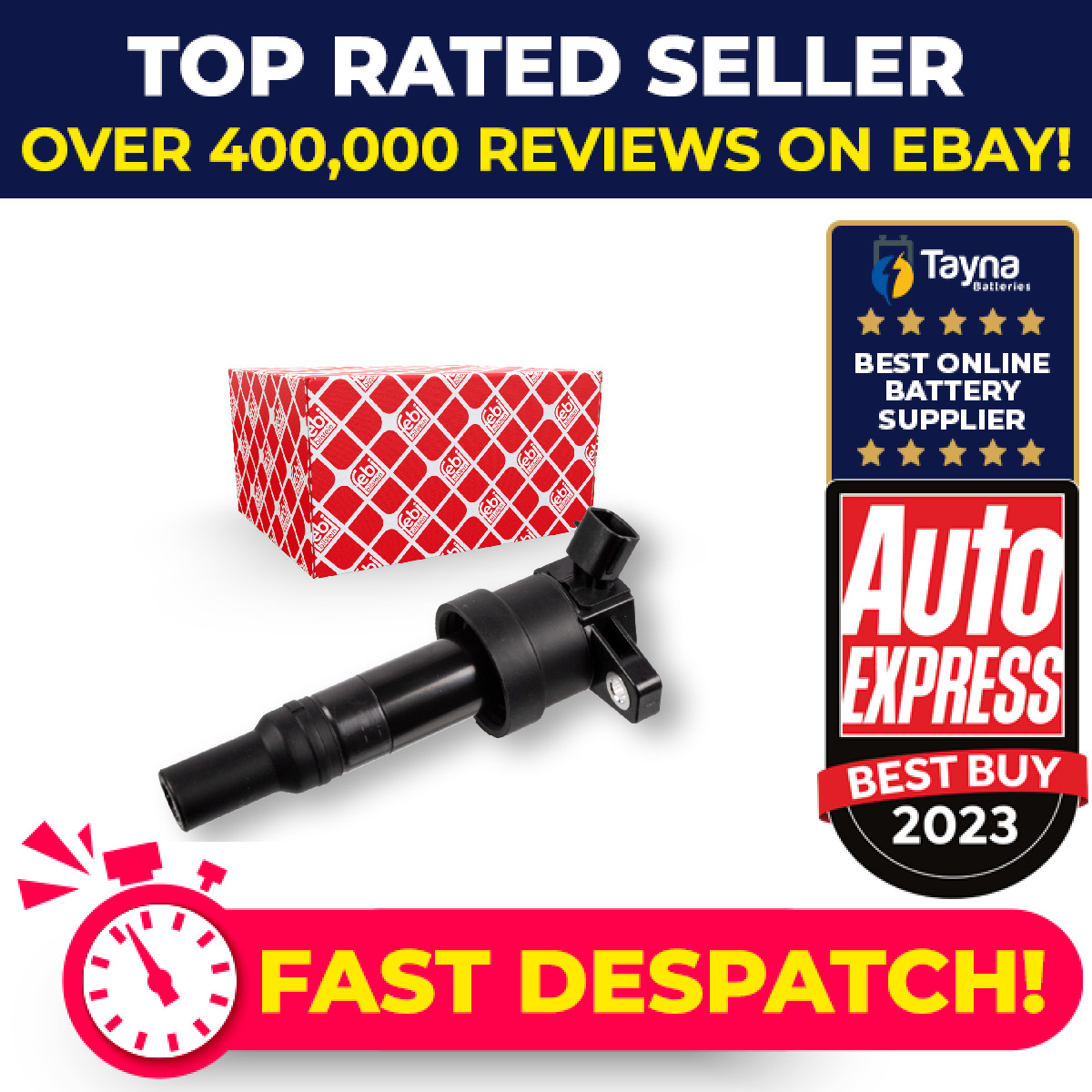 Ignition Coil fits KIA PICANTO JA, TA 1.0 2011 on G3LA 2730104000 2730104100 New