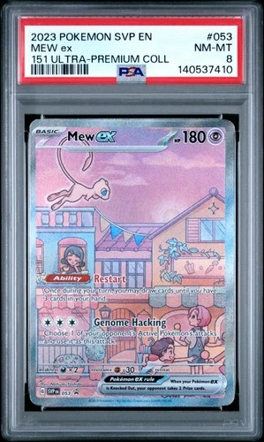2023 POKEMON 151 ULTRA-PREMIUM COLLECTION PROMO #053 MEW EX PSA 8