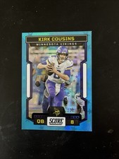 2023 Panini Score Kirk Cousins /299 Aqua Stars #111