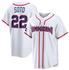 Custom Juan Dominican Republic Soto Jersey,White 2026 World Baseball Classic