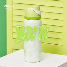 Owala Boo-Ya Glow In The Dark Color Drop 32oz Freesip  Bottle Halloween Gift