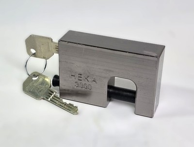 Heka 6030 High Security Block Lock | EVVA EPS Scandinavian Oval Cylinder | New