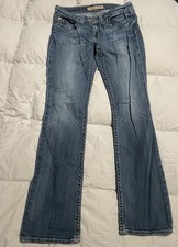 WMNS Big Star Maddie Mid Rise Boot Cut Medium Wash Jeans Size 29L