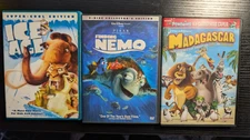 Kid's Movie Lot: Madagascar, Finding Nemo, + Ice Age