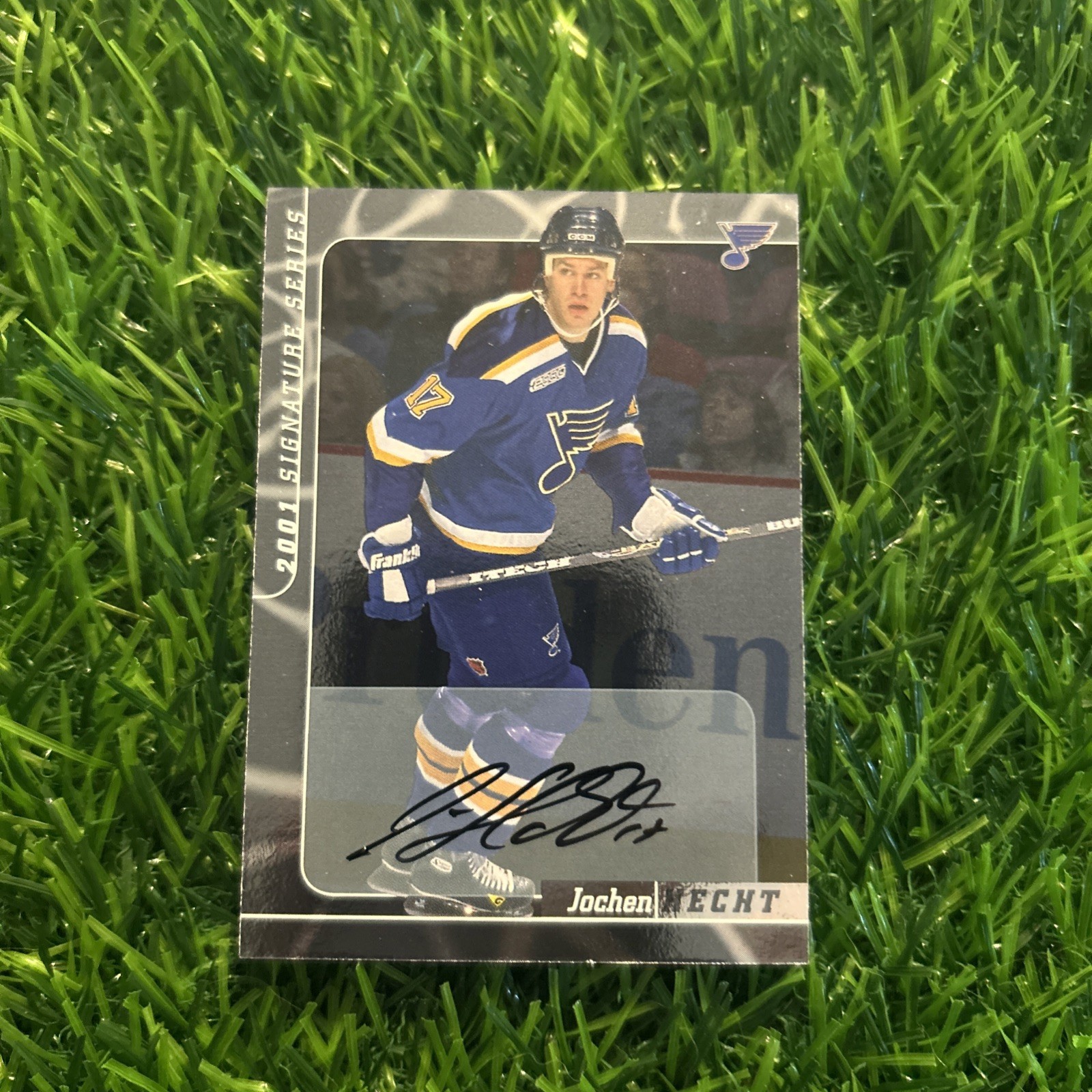 Jochen Hecht Blues Signed 2000-2001 ITG BAP Card #47 Auto Autograph H21