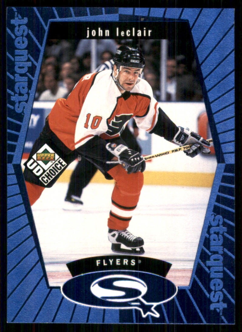 1998-99 UD Choice StarQuest Blue #SQ15 John LeClair Philadelphia Flyers TW3260