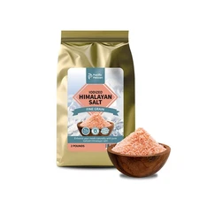 Pacific Pelican Iodized Himalayan Pink Salt | Fine Grain, 2 lbs | Natural
