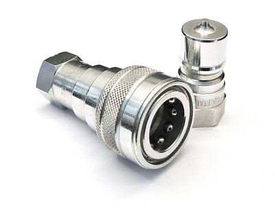 Hydraulische ISO B Schnellspannkupplungen 3/8'' BSP - Stecker - Buchse - Sets