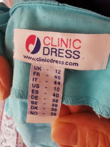 3 Kasak Clinic Dress 1x Türkis + 1X Pink + 1x Bordeaux Gr 38/36 Baumwolle - Bild 5 von 6