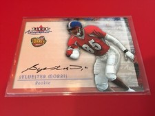Sylvester Morris 2000 Fleer Autographics Draft Rookie RC Auto card