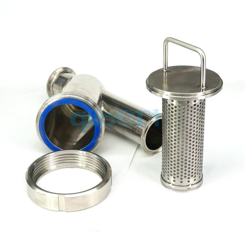 1.5"-4" Tri Clamp 20-150 Mesh 304 Stainless Sanitary Y Strainer Filiter Brew - Picture 4 of 26
