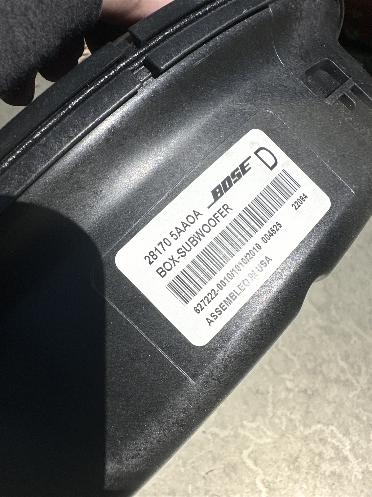 20172023 NISSAN ROGUE Murano BOSE SUBWOOFER 281705AA0A eBay