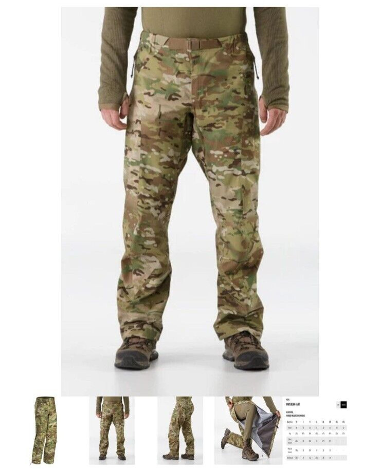 Brand New Arc'teryx Leaf Alpha LT Gore-Tex Pants, Multicam, Medium, Reg image 2