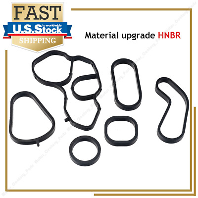 HNBR Oil Cooler & Filter Housing Gasket Set for Mini Cooper R56/R55/R57 07-16