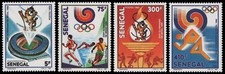 Senegal 1988 - Mi No 983-986 ** - MNH - Olympic Seoul