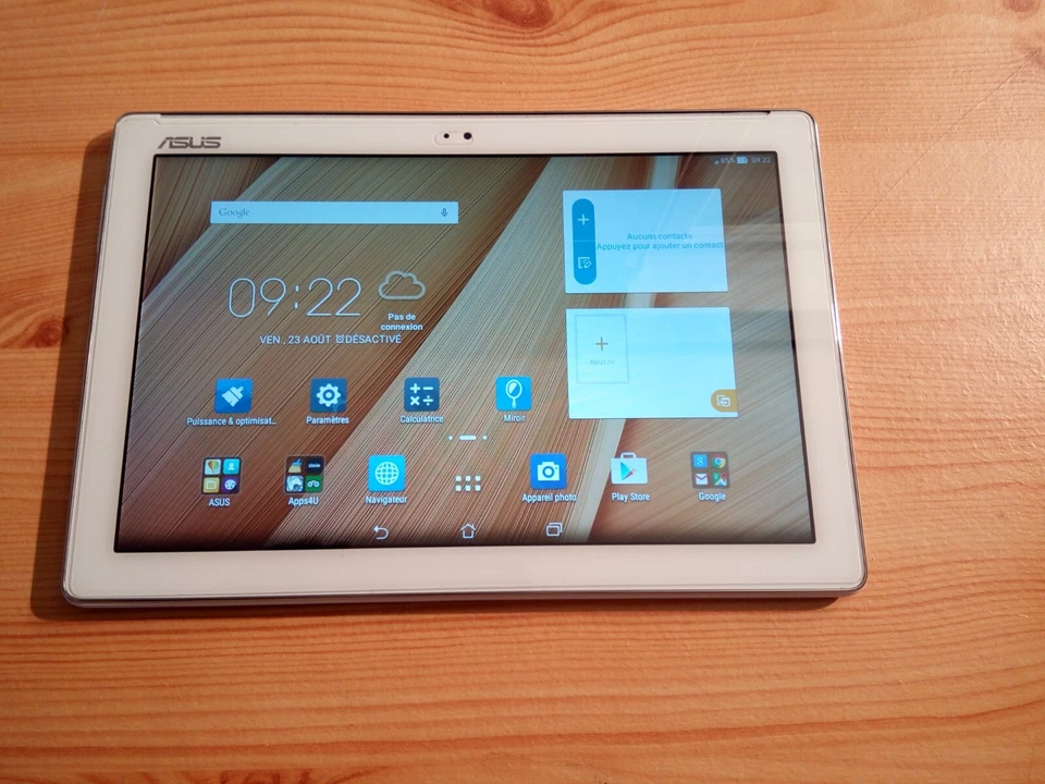 Tablette ASUS ZenPad P00C de 16Go + mémoire 8Go - Blanc/ WiFi/ TBE - Photo 3/4