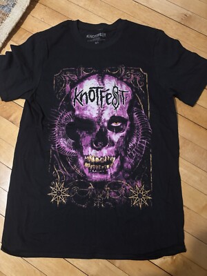 Slipknot 2021 Knotfest Roadshow Black Tour Shirt Adult Medium Hard rock Metal