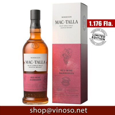 Mac Talla Red Wine Barriques Single Malt Whisky 53,8% cs Morrison Distillers