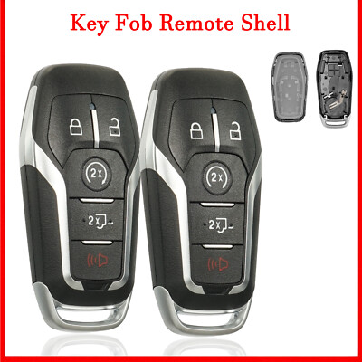 2 Replacement For 2015 2016 2017 Ford F-150 Smart Remote Key Fob Shell Case Pad