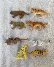 Lot Of 8 Jungle Tigers Leopards cheetah Cats
