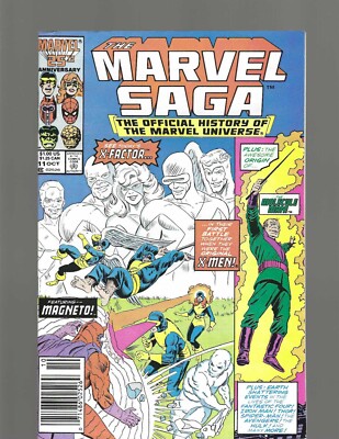 Marvel Saga #11 [Marvel,1986] NM 9.2, Spider-Man, X-Men, X-Factor, Molecule Man