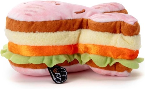 Disney Character Nui Bread Plush Sandwich Piglet Plush Toy Height approx. 13cm - Picture 3 of 4