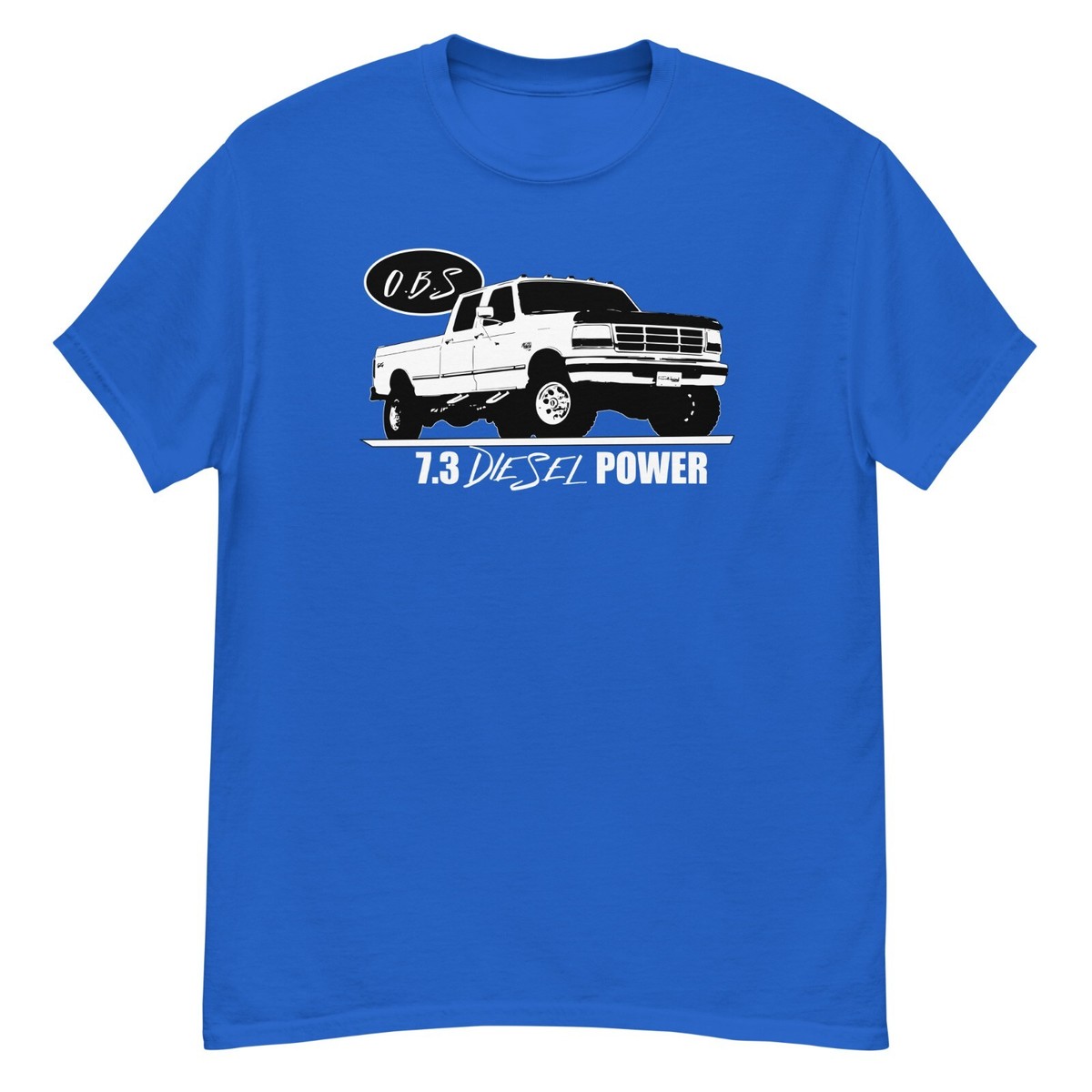 T-shirt 7.3 Powerstroke OBS Ford Diesel - Homme - Coton - Collection Camion