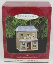 Hallmark Keepsake 1997 Nostalgic Houses & Shops Cafe Christmas Ornament