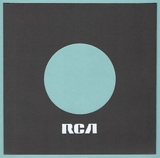 RCA RECORDS (black & white) - REPRODUCTION RECORD COMPANY SLEEVES - (pack of 10)