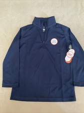 Wonder Nation Athletic Uniform Top Small 6/7 Boys Navy Blue Nwt