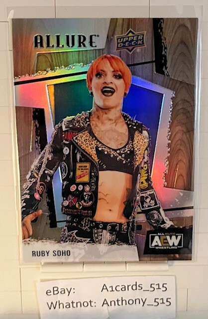 Ruby Soho - 2022 Upper Deck AEW Allure #74 - Table Parallel