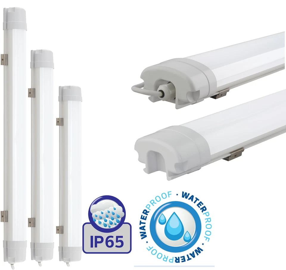 ENERGMIX LED Feuchtraumleuchte Wannenleuchte Kellerleuchte Deckenleuchte Lampe IP65